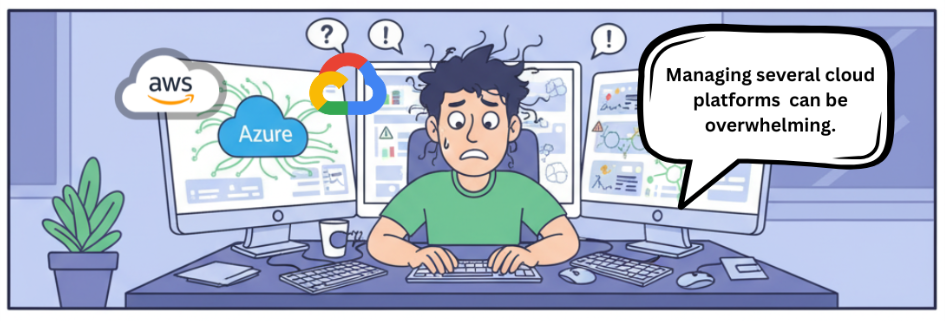 A cartoon of a person sitting at a desk with a computer AI-generated content may be incorrect.