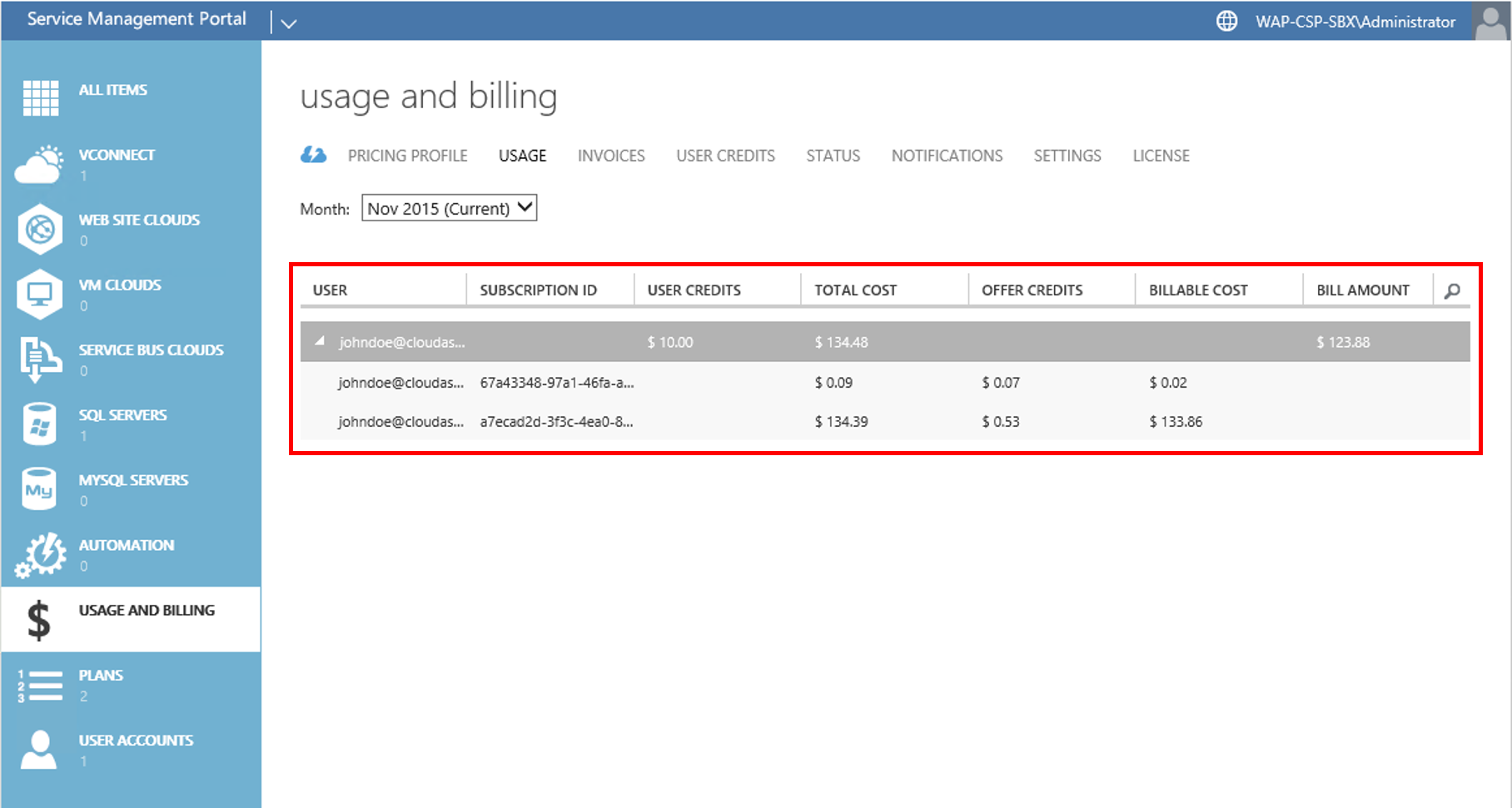 Usage and Billing Update 7 Now Available!