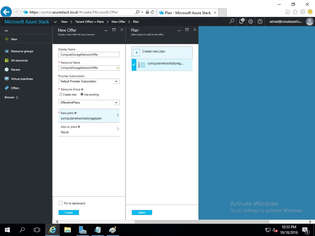 Azure Stack TP2 Install