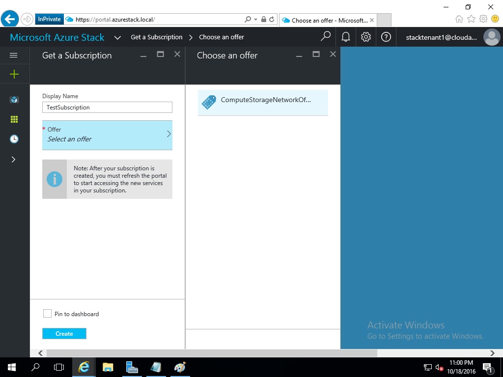 Azure Stack TP2 Install